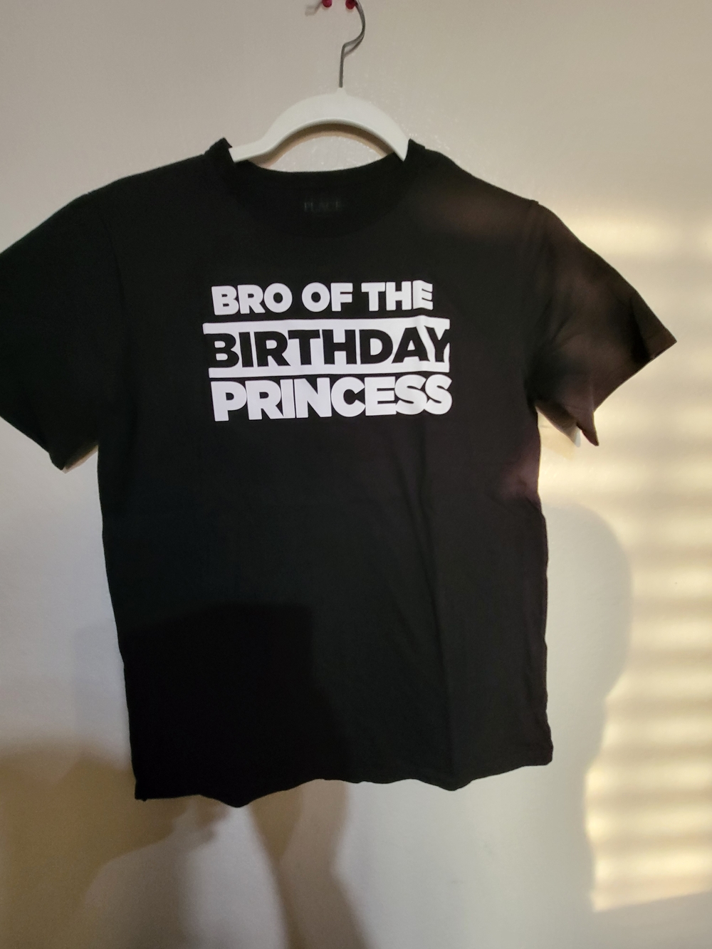 Place Black 'Bro of the Birthday Princess' Graphic Tee